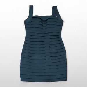 Sherri Hill Sleeveless Black Bandage Cocktail Mini Dress size 10